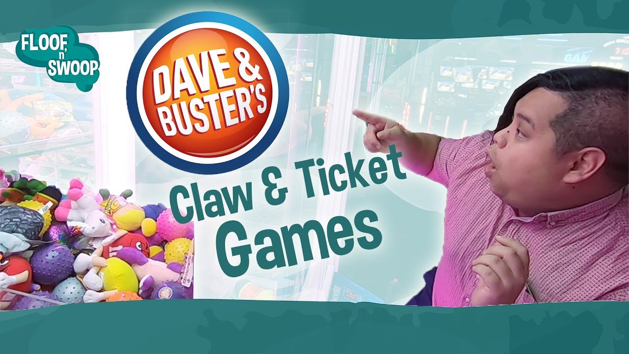 We win a TON of claw machine prizes at Dave and Busters Las Vegas - Floof n' Swoop