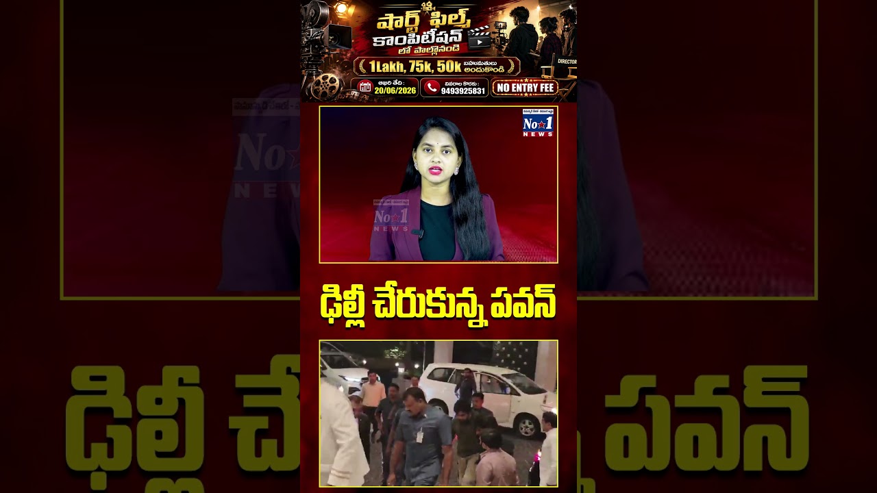 ఢిల్లీ చేరుకున్న పవన్ కళ్యాణ్ 😮 #PawanKalyan #Delhi #APPolitics #JanaSena