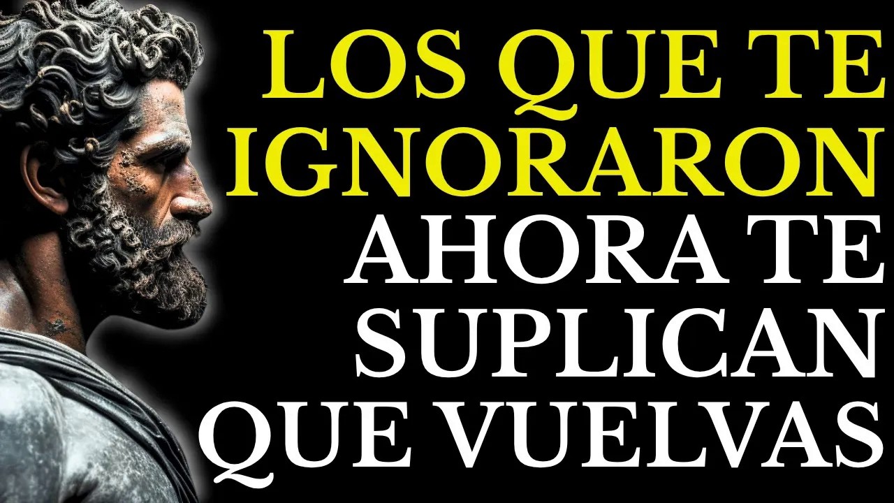 ACTÚA CON SILENCIO, DIGNIDAD Y TRANSFORMA SU AUSENCIA EN DESEO ESTOICISMO