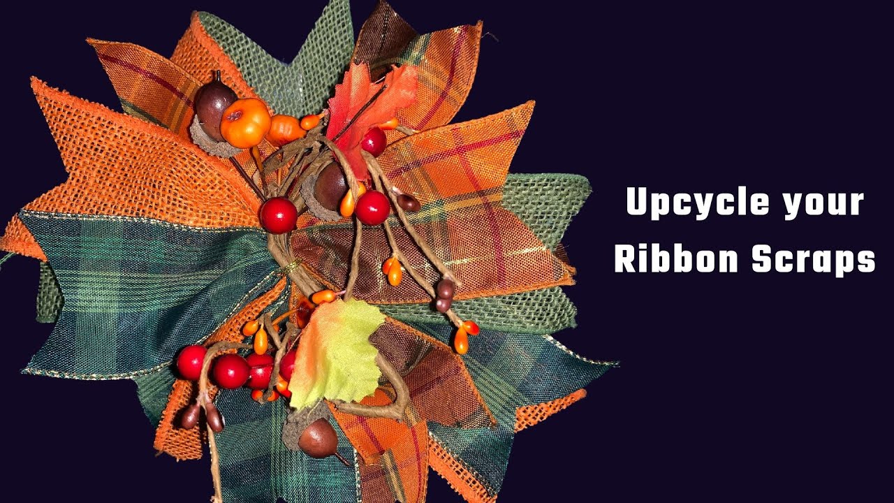 Upcycle Your Ribbon Scraps to Make a Beautiful and Easy Bowdabra Bow #bow  #howtomakebows