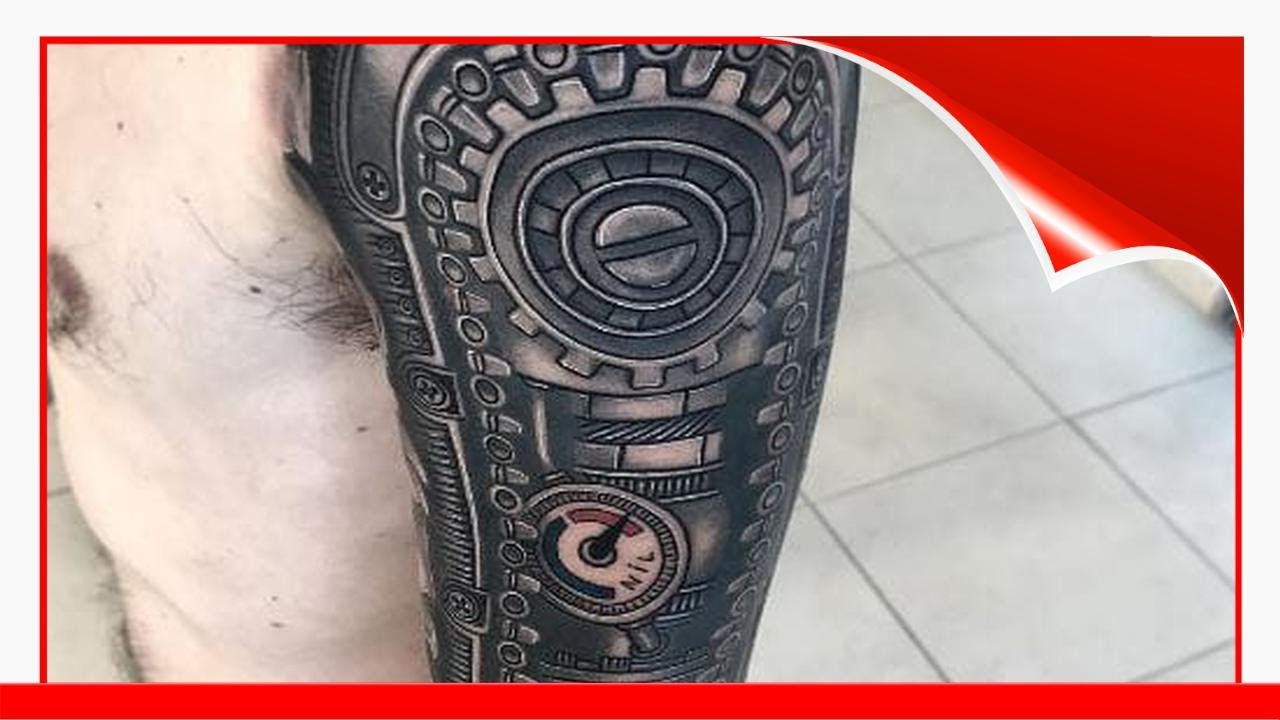 50+ 3D Biomechanical Tattoos Designs For Men (2020) !