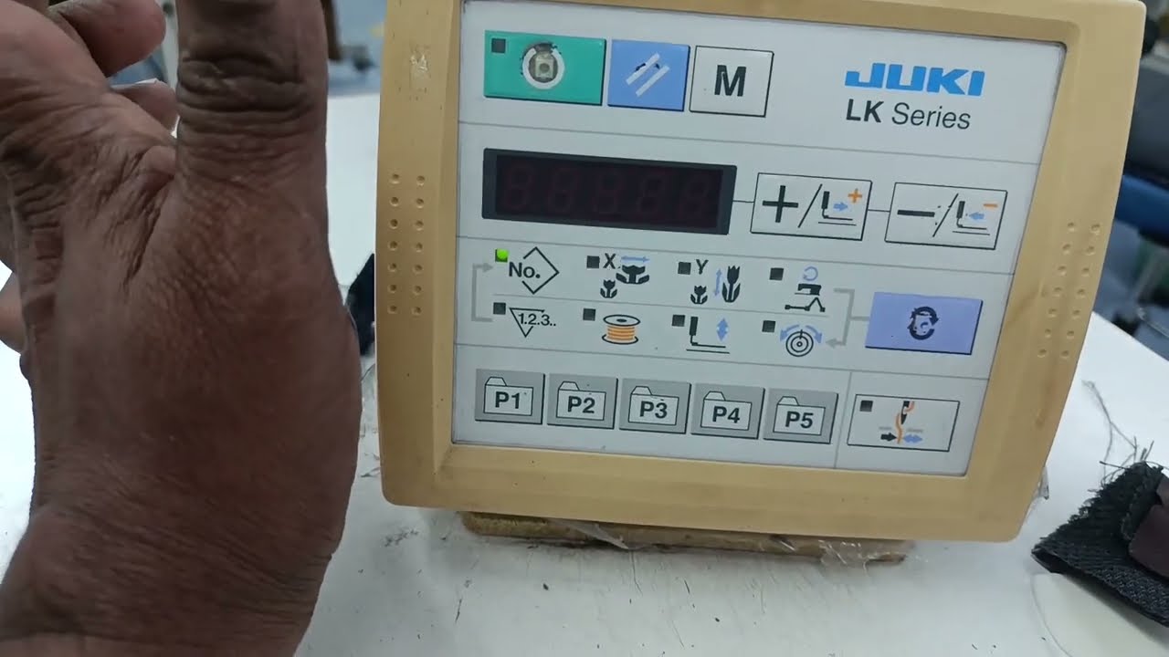 how to juki LK-1900A-HS-Erro-908 remove bartack maching setting