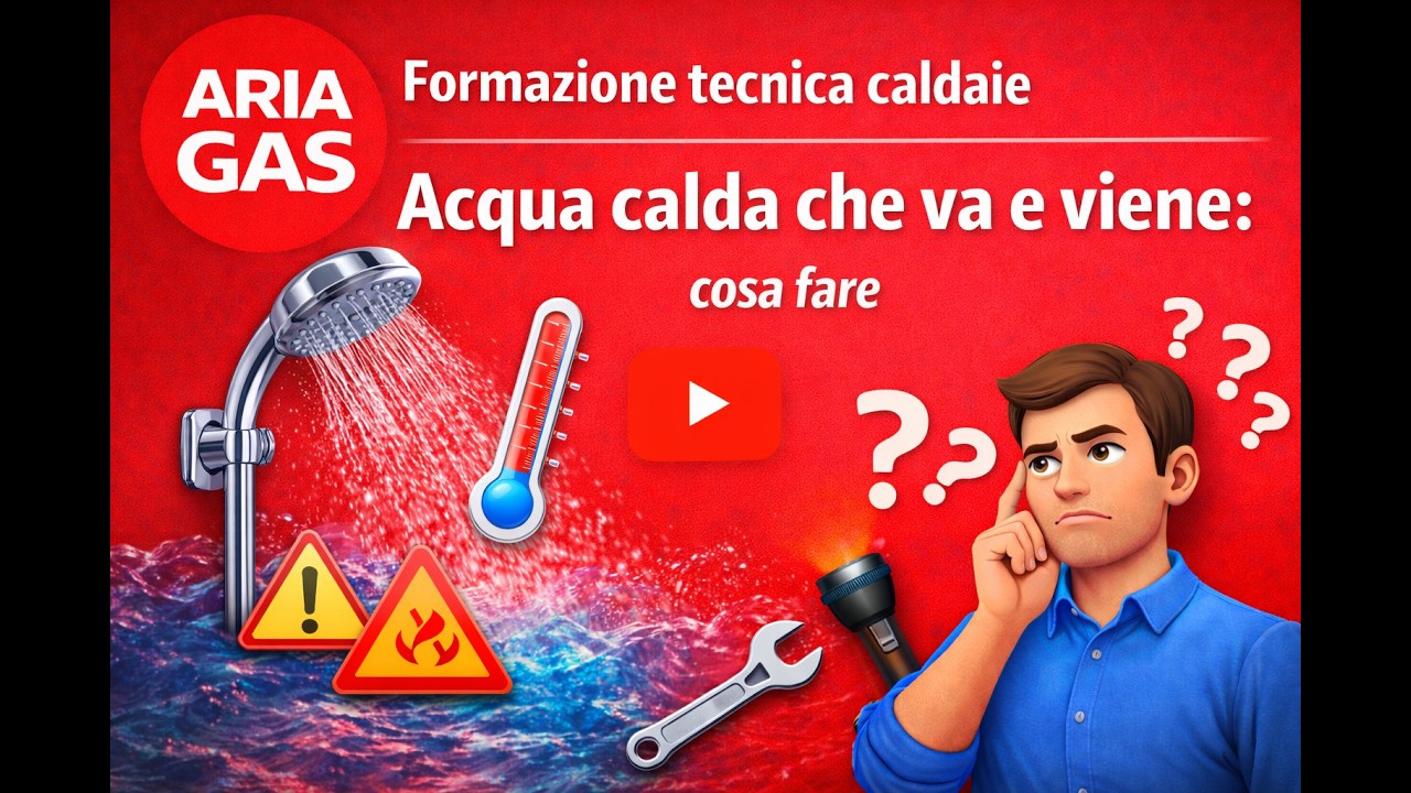 Acqua calda che va e viene