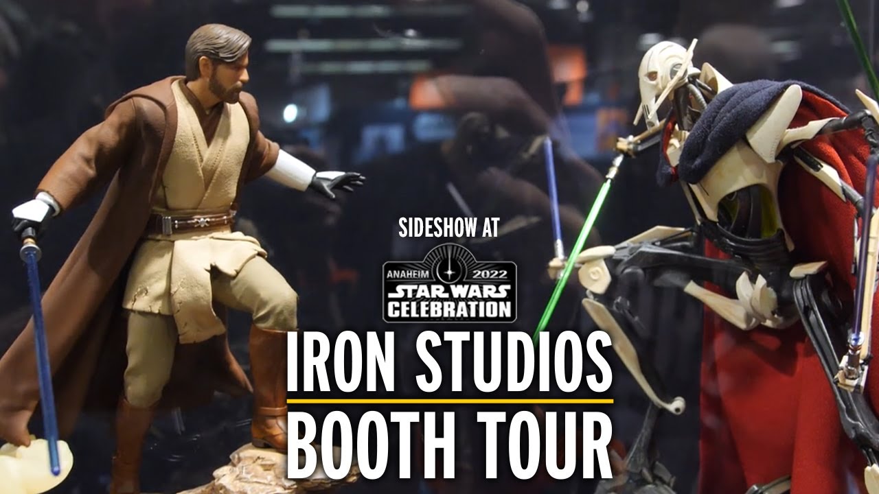 Iron Studios Star Wars Statues Booth Tour | Sideshow at Star Wars Celebration 2022