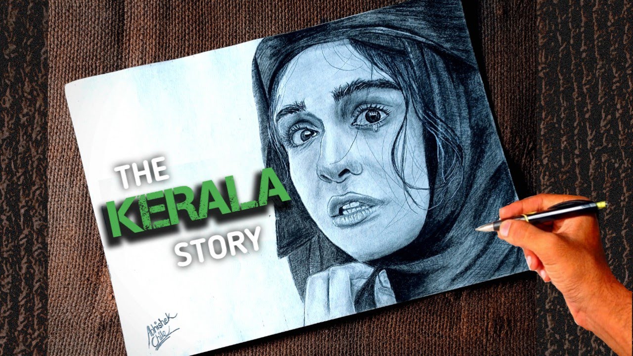 The Kerala Story Poster Drawing | Adah Sharma Drawing |Part 2| ‎@AdahSharmaOfficial 