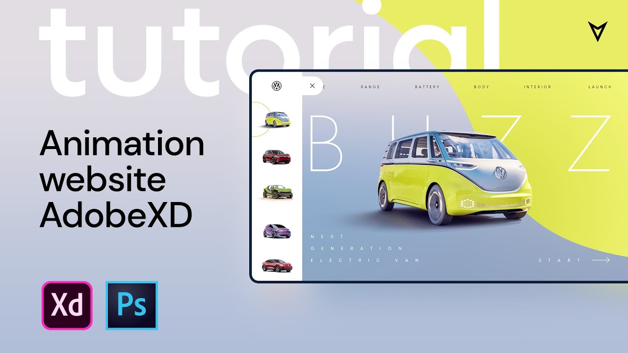 Adobe XD Animation Tutorial - Auto Animate for Website