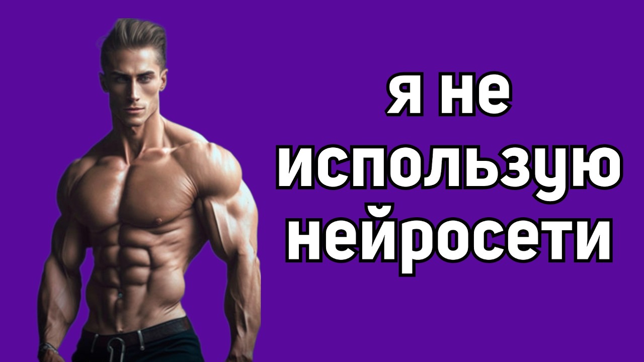 Я НЕ ИСПОЛЬЗУЮ НЕЙРОСЕТИ В ВИДЕО