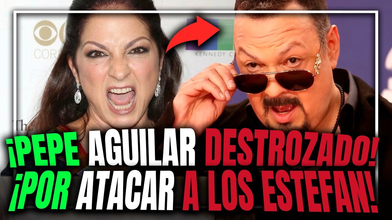 PEPE AGUILAR DESTROZADO TRAS ATACAR A LILI ESTEFAN, GLORIA ESTEFAN LO PONE EN SU LUGAR Y LO HUMILLA