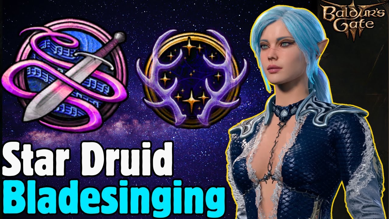 BLADESINGING STAR Druid / Wizard Multiclass Build - Baldur's Gate 3