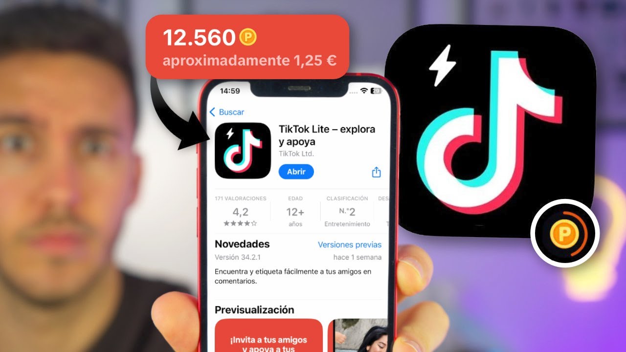 Это TikTok Lite, приложение для ЗАРАБОТКА ДЕНЬГИ на просмотре видео 😨
