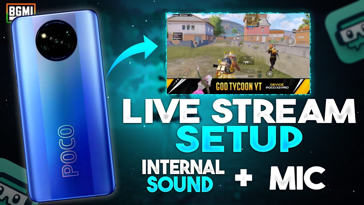 POCO X3 PRO LIVE STREAM SETUP | HOW TO LIVE STREAM WITHOUT ELGATO | HOW TO LIVE STREAM BGMI USING PC
