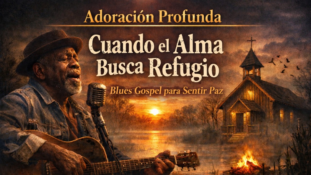 Adoración Profunda | Cuando el Alma Busca Refugio – Blues Gospel para Sentir Paz