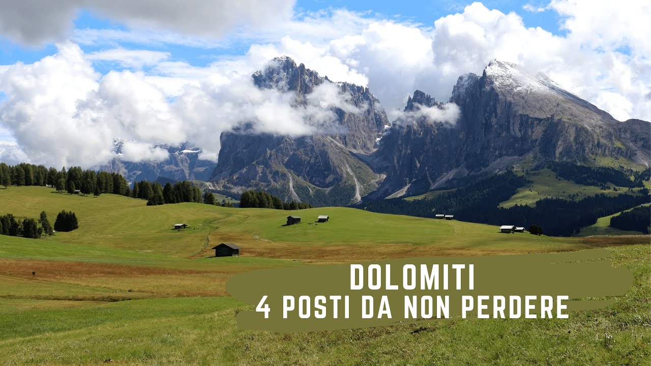 4 самых красивых треккинга в Доломитовых Альпах (sottotitoli in italiano)