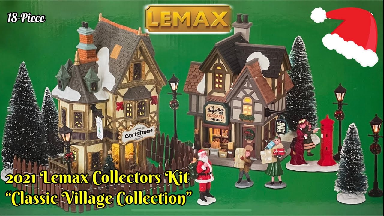 Unboxing Video #8 - 2021 (18pcs) Lemax Collectors Kit “Classic Village Collection”