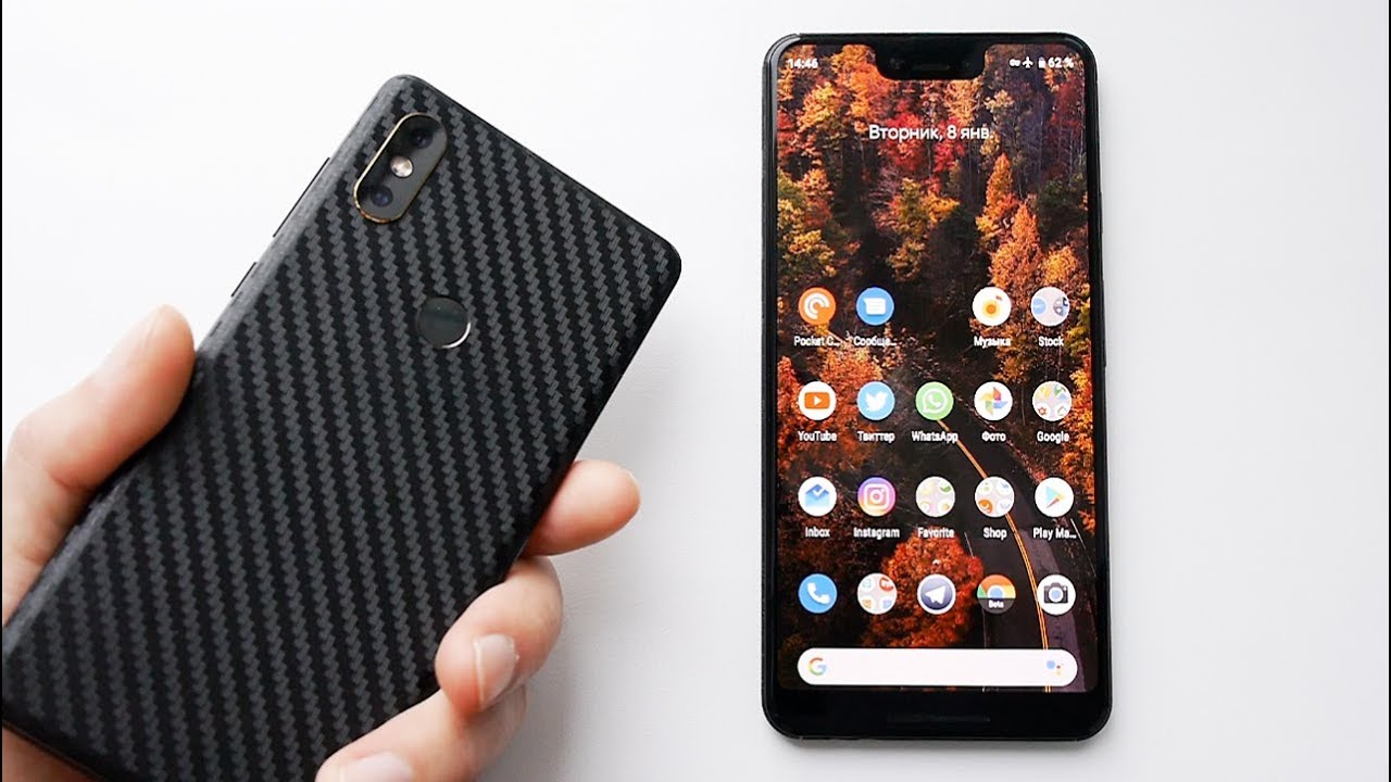 Настройка Google Камеры на Xiaomi Mi Mix 2S и сравнение с Pixel 3 XL