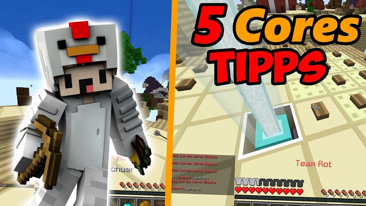 SO wirst du zu einem guten Cores Spieler! 5 Tipps f&uuml;r Cores! Minecraft Cores Tipps und Tricks