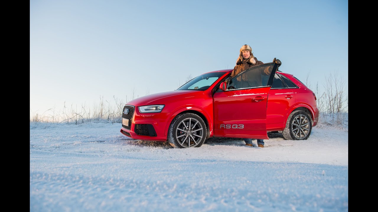 Testiss&auml; Audi RS Q3 (Teknavi 2014)