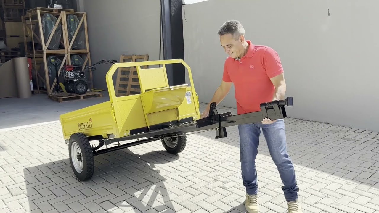 Carreta Buffalo Bf 500s para Motoculticadores a Gasolina e Diesel e Também Microtratores