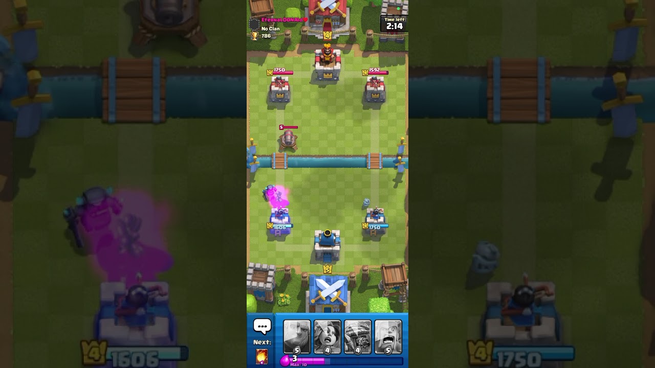 Insane match of clash royale 