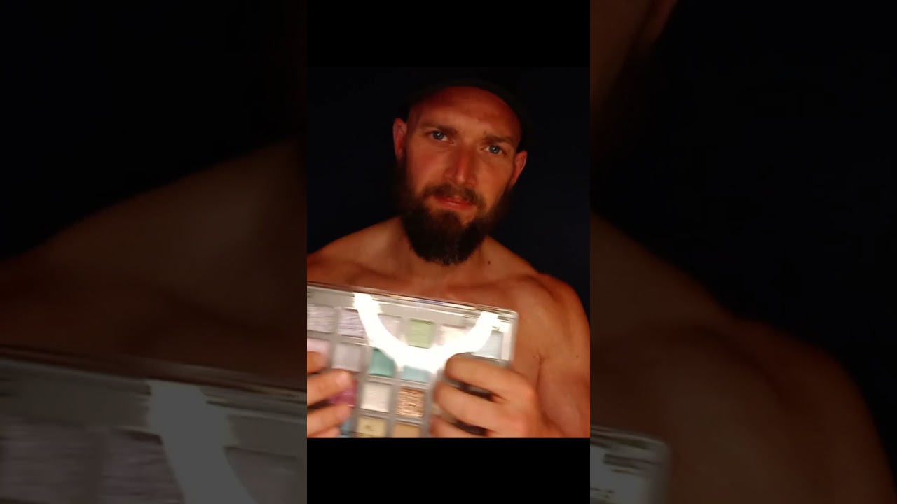 ASMR BODYBUILDER DOES YOUR MAKEUP #asmr  #asmrsleep #asmrmakeup #asmrmakeuptriggers