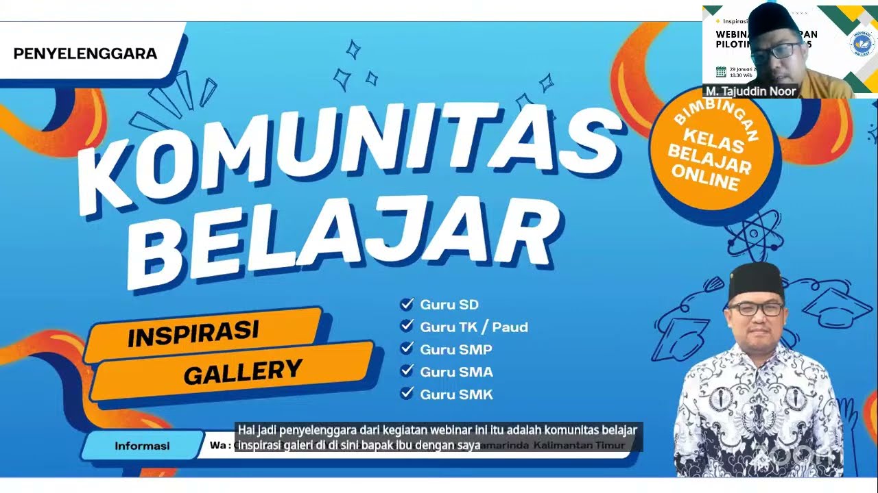 Webinar Persiapan Piloting PPG 2025 Komunitas Belajar Inspirasi Gallery