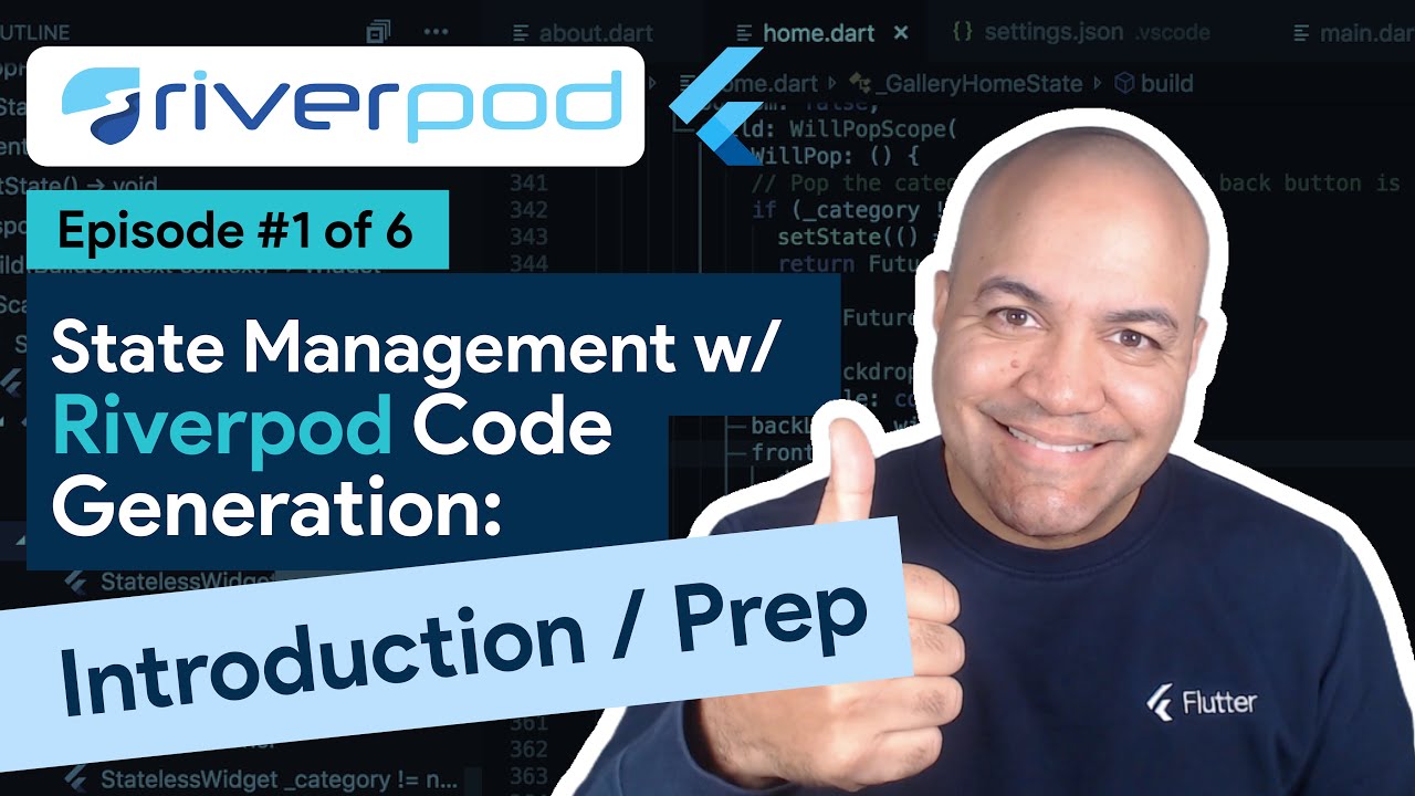 Управление государством во Flutter с помощью генерации кода Riverpod — Эпизод 1 / Roman Just Codes