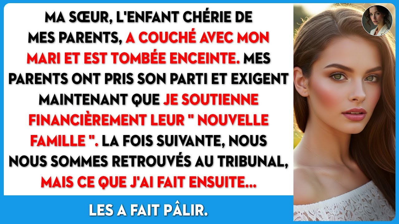 Trahie par ma sœur et mon mari, mes parents me forcent à soutenir leur nouvelle famille.