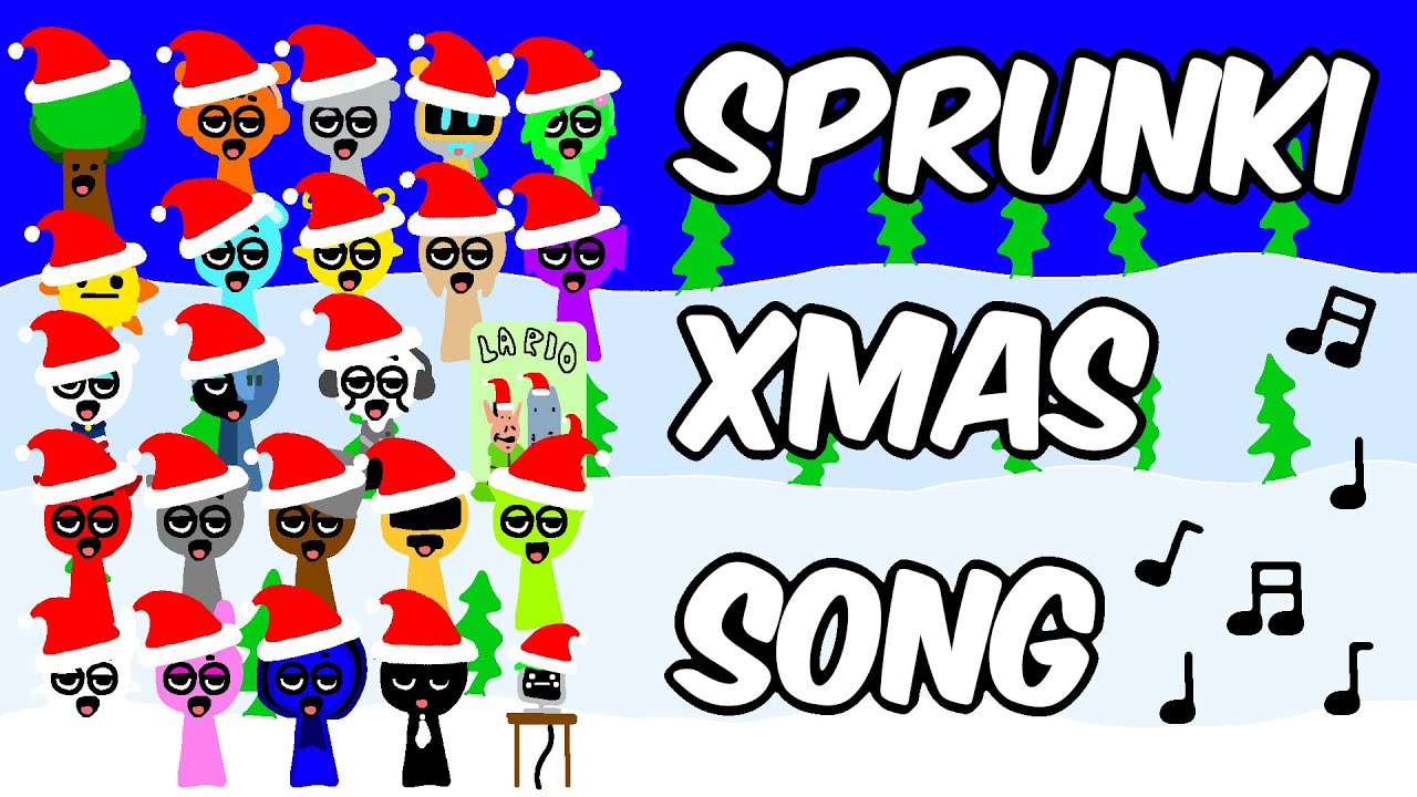 Sprunki Xmas Song (Incredibox Sprunki Song) Official Animated Music Video