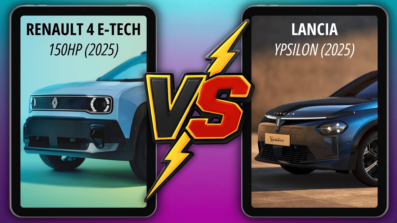 Renault 4 E-Tech (2025) vs Lancia Ypsilon (2025) | Which EV Wins? ⚡️