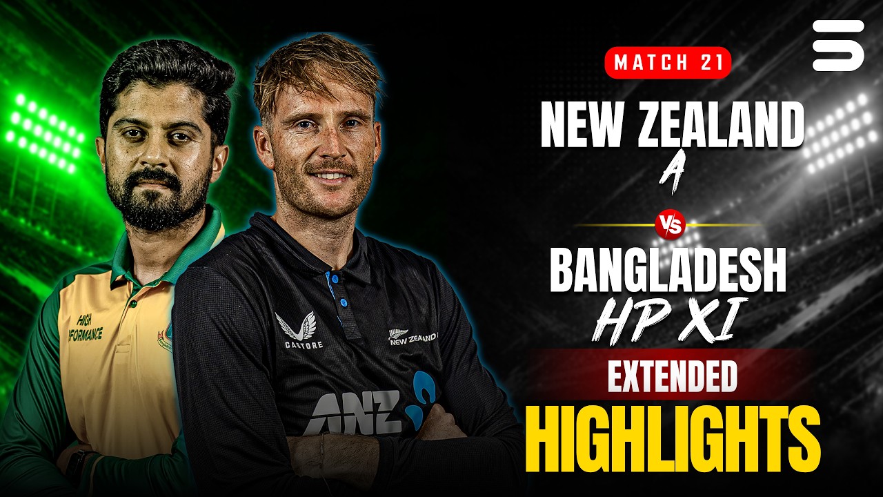 Full Match Highlights | New Zealand A vs Bangladesh | Top End T20 2026 | Match 21 | ZP1T