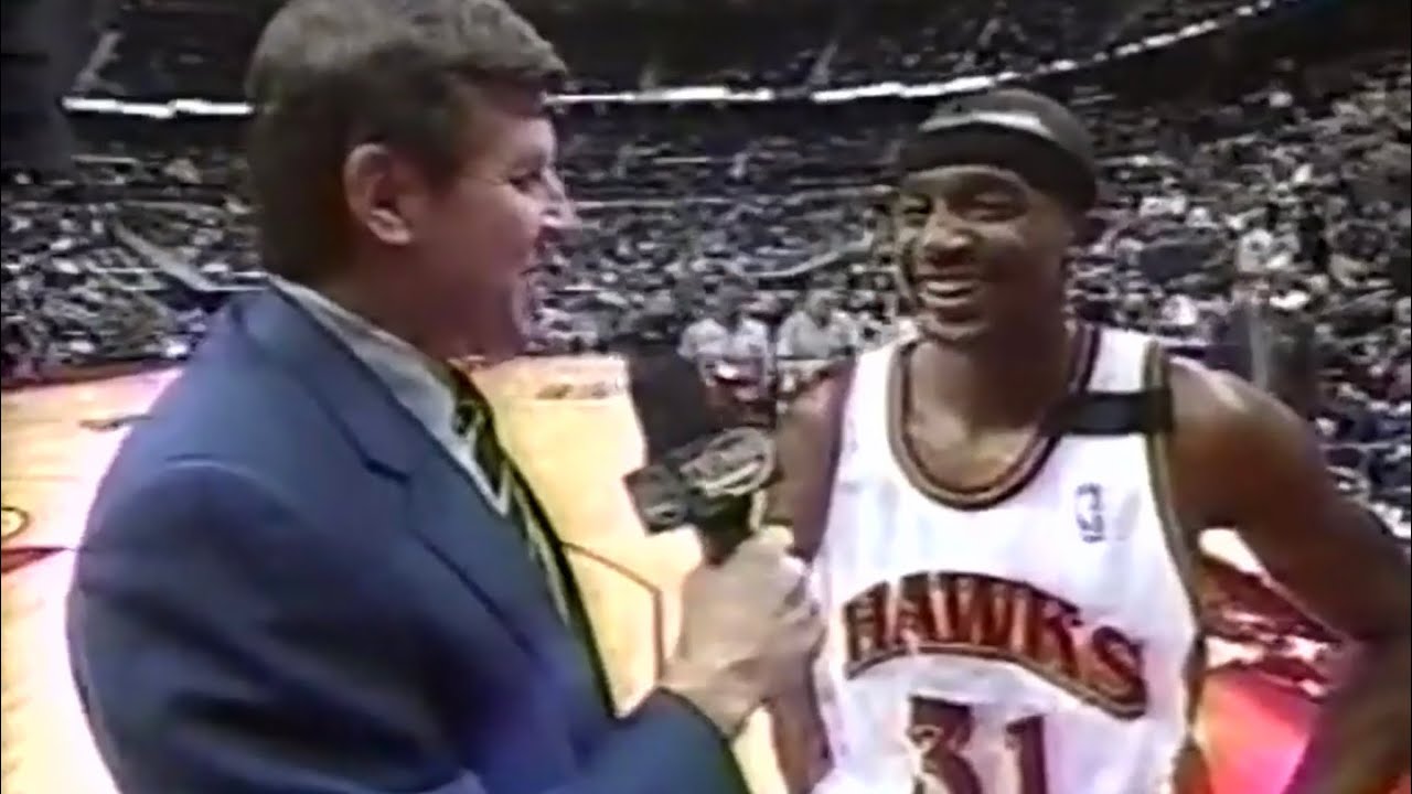 Jason Terry Hawks 38pts 5rebs 5asts vs Kings (2000)