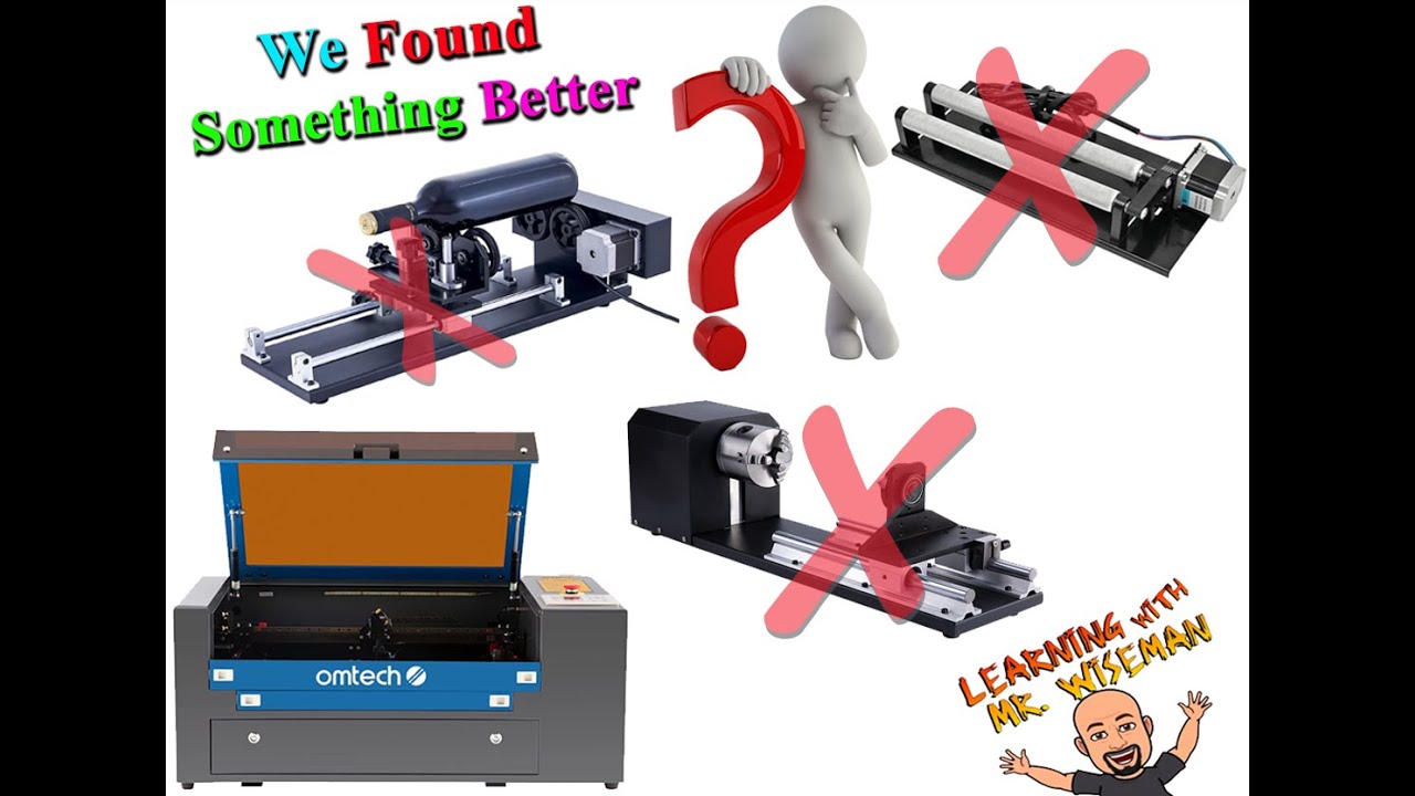 New & Best Rotary System For OMTech Laser