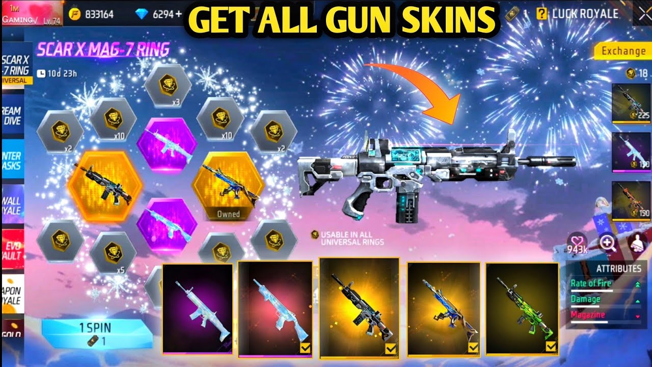 SCAR X MAG7 RING EVENT TODAY| FREE FIRE NEW EVENT| FF NEW EVENT TODAY| NEW FF EVENT|GARENA FREE FIRE