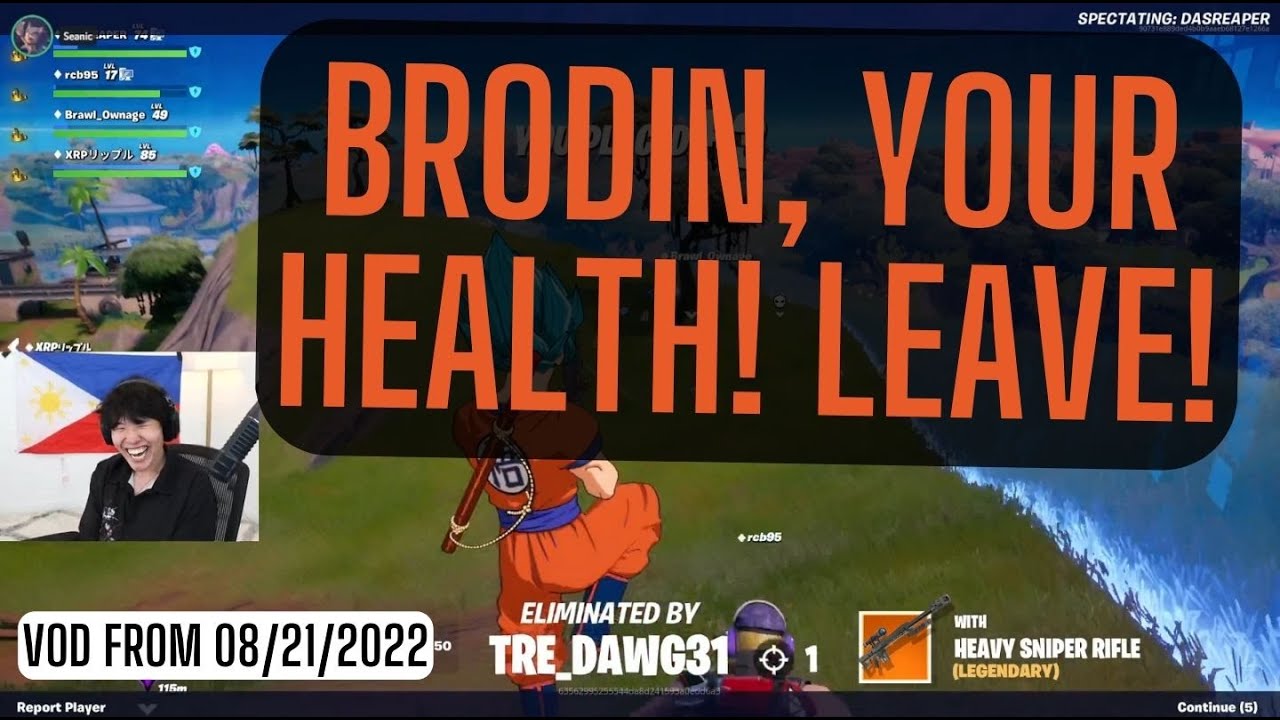 Disguised Toast plays Fortnite with Brodin, Sydeon and Seanic! VOD from 08/21/2022