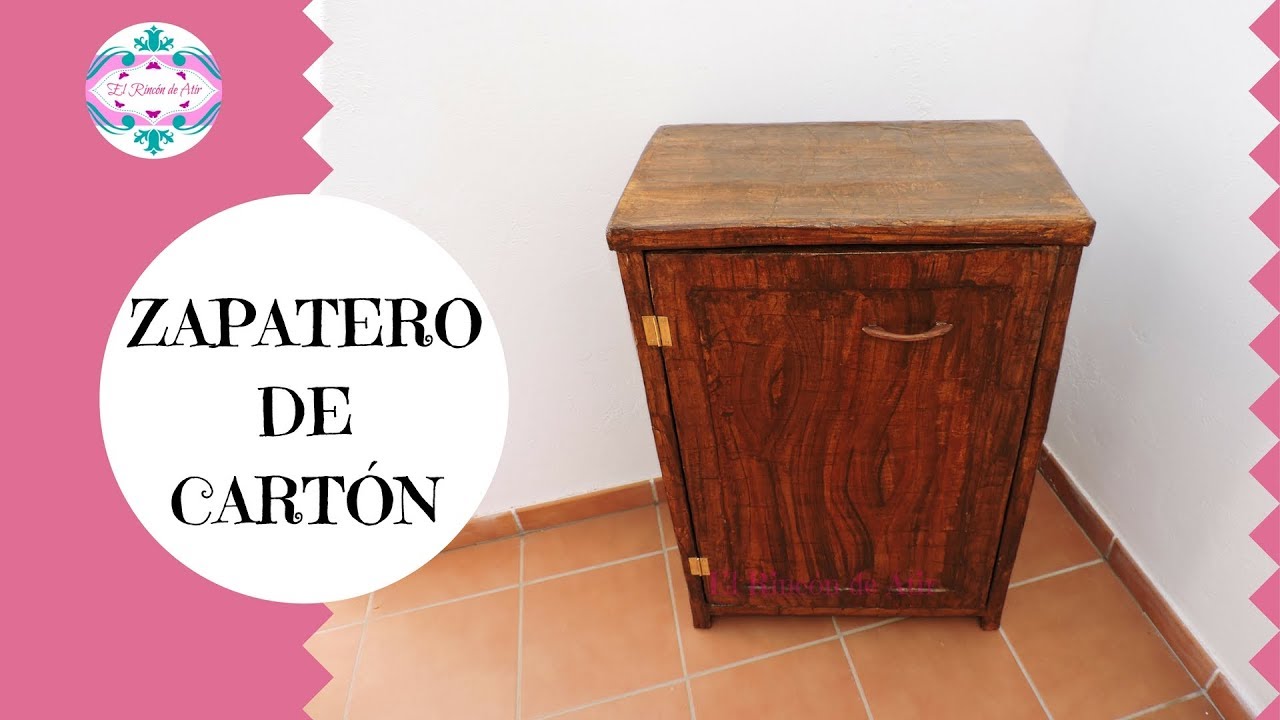 ZAPATERO DE CARTÓN - MUEBLE ORGANIZADOR