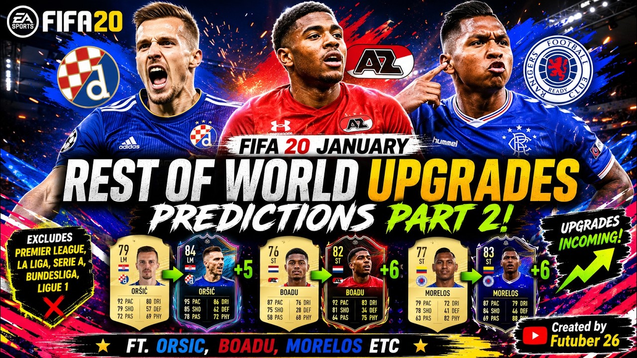 FIFA 20 | JANUARY REST OF WORLD UPGRADES PREDICTIONS PART 2! FT. ORSIC, BOADU, MORELOS ETC(FIFA 20)
