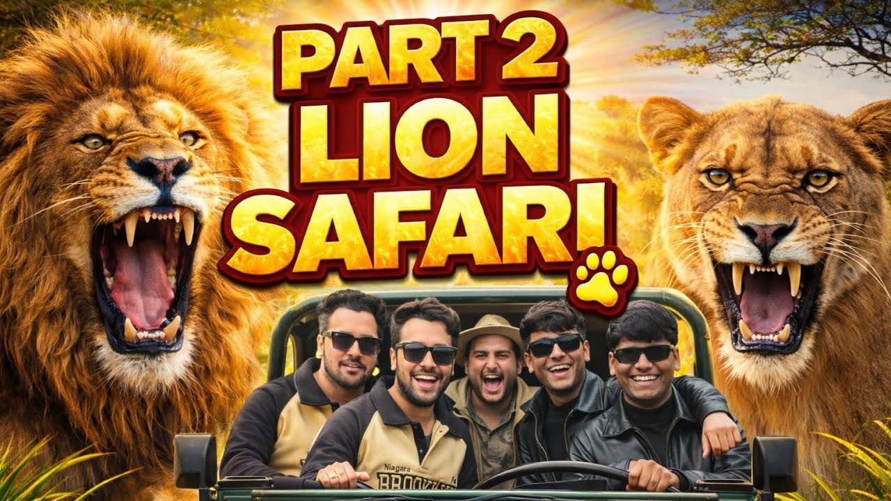 Lion safari in Chhatbir Zoo....|| PART 2 ||