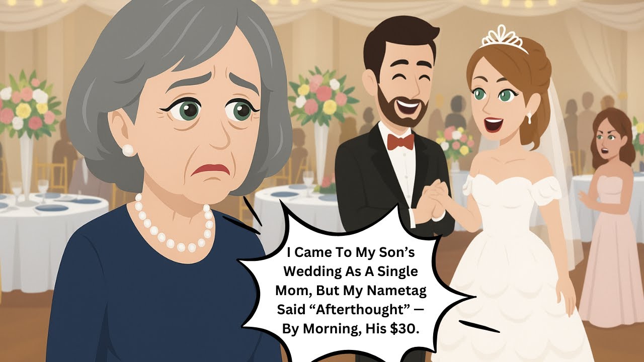 I Came To My Son’s Wedding As A Single Mom, But My Nametag Said “Afterthought” — By Morning, His $30