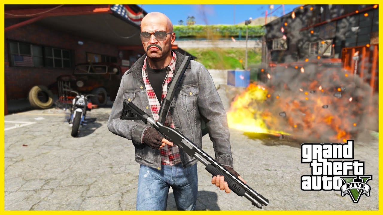 VYKRADL JSEM NEJVĚTŠÍ MOTORKÁŘSKÝ GANG V GTA 5! (GTA 5 Módy)