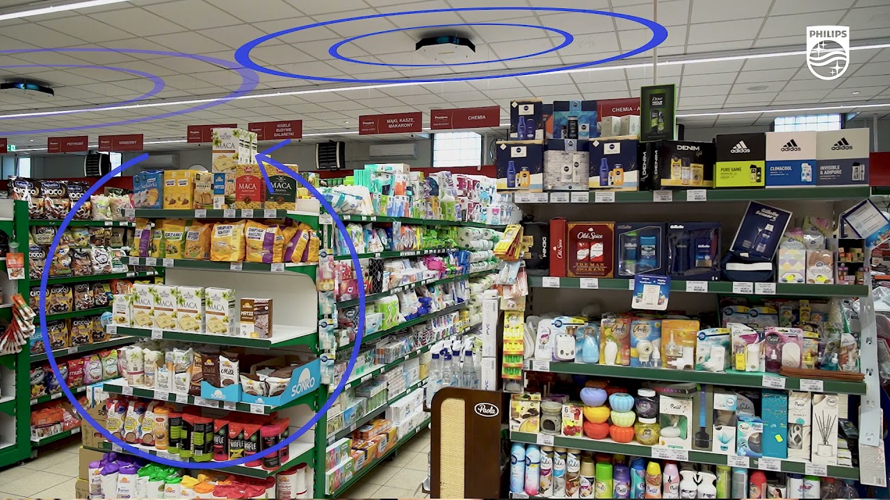 Philips UV-C-  Dezynfekcja powietrza i powierzchni w sklepach Społem