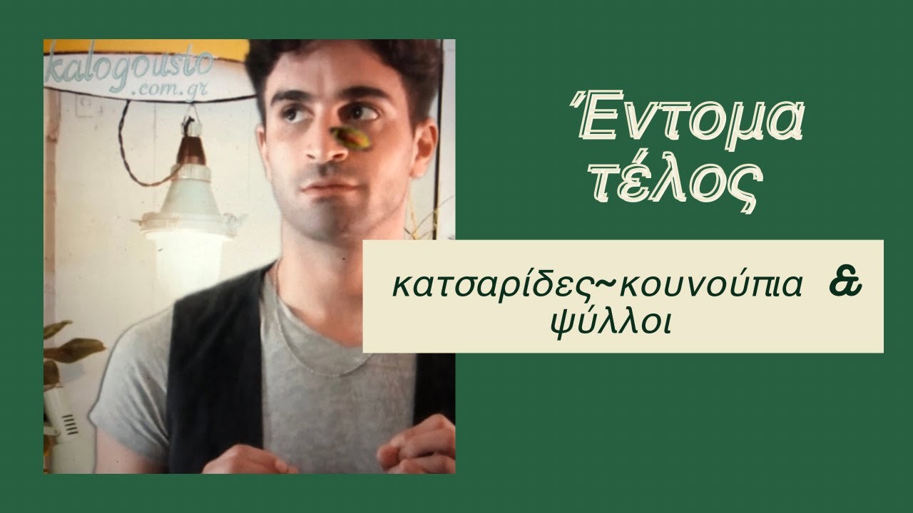 έντομα τέλος..  κουνούπια - ψύλλοι - κατσαρίδες