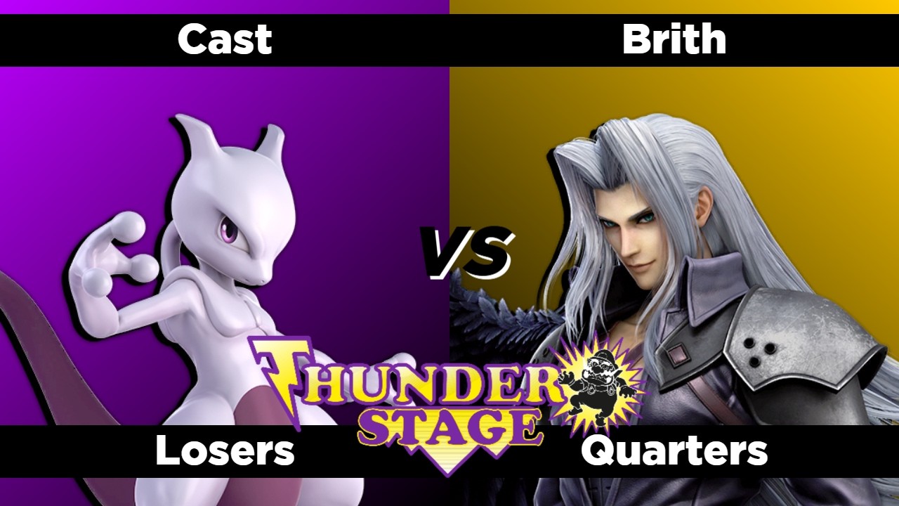 TS 87 - Losers Quarters - Cast (MK, Mewtwo) Vs. Brith (Sephiroth) Smash Ultimate - SSBU