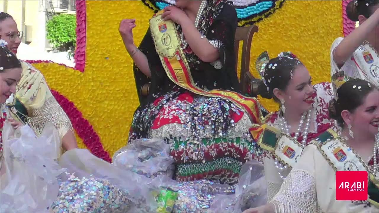 DESFILE DE CARROZAS. FIESTAS DE SAN ISIDRO DE YECLA 2022