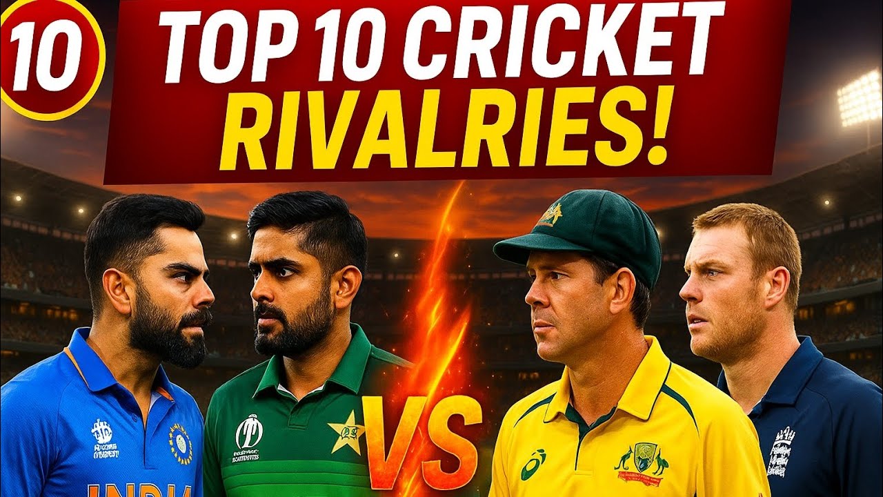 Top 10 Best Cricket Rivalries!! In international cricket 🏏🔥