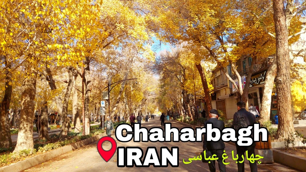 Walk with Me In peaceful and beautiful street of Isfahan:IRAN 