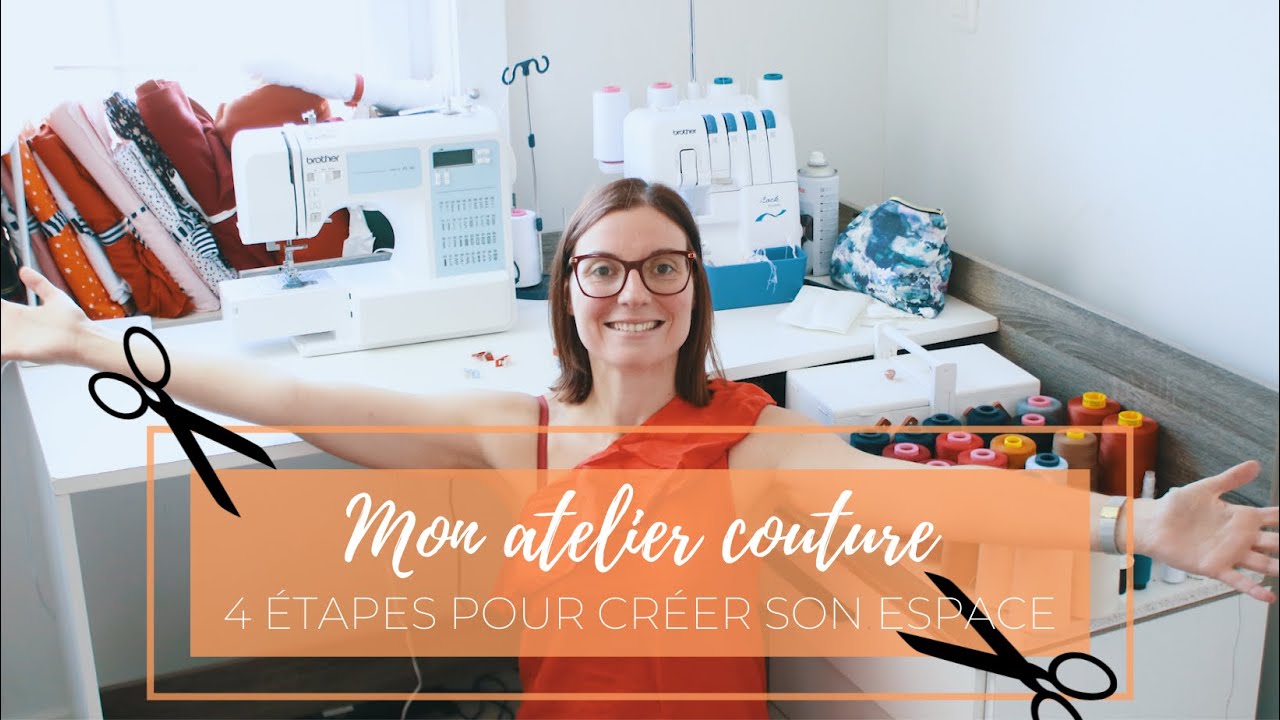 Mon NOUVEL atelier COUTURE 🪡 🧵
