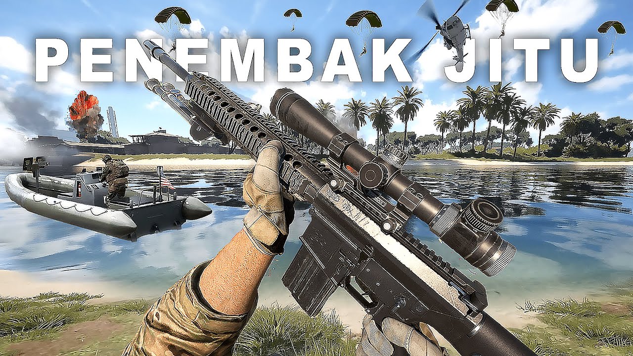 Solo Penembak Jitu Di Kepulauan Tropis - Realistic Militer Perang Modern