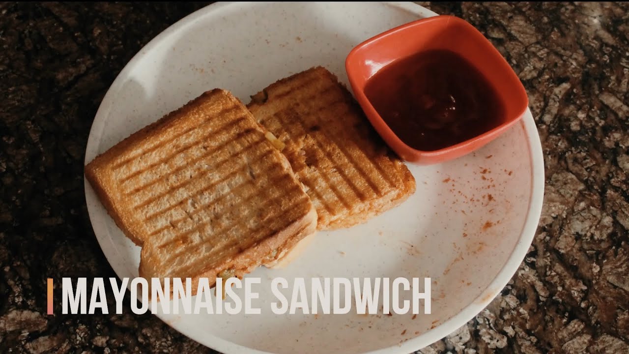 Instant Veg Mayonnaise Grill sandwich at Home in 2 Minutes | Grill Sandwich |