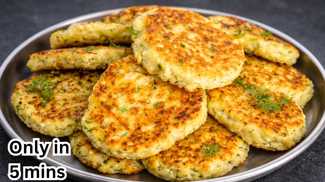 जब रोटी सब्जी बनाने का मन न करे तो 5 मिनट में दो चीज़ों से ये बनालो| healthy Breakfast recipe|Nasht