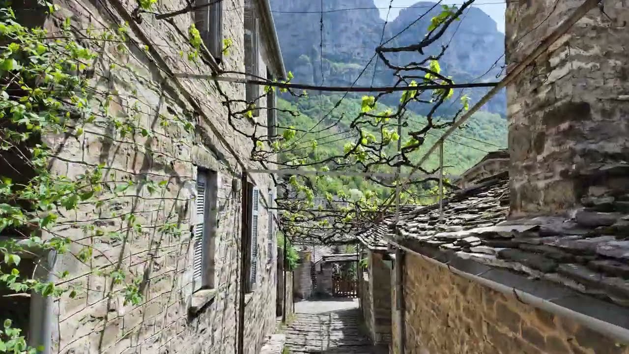 Walking Tour 4K Mikro Papigko -Ioannina Greece